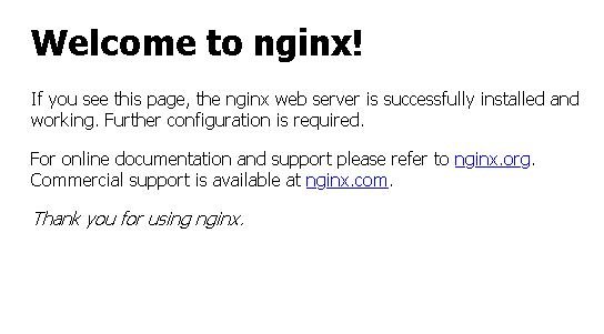 pagina de inicio nginx servidor casero pagina de inicio nginx servidor casero