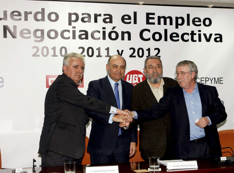 Los tragones de la negociación colectiva
